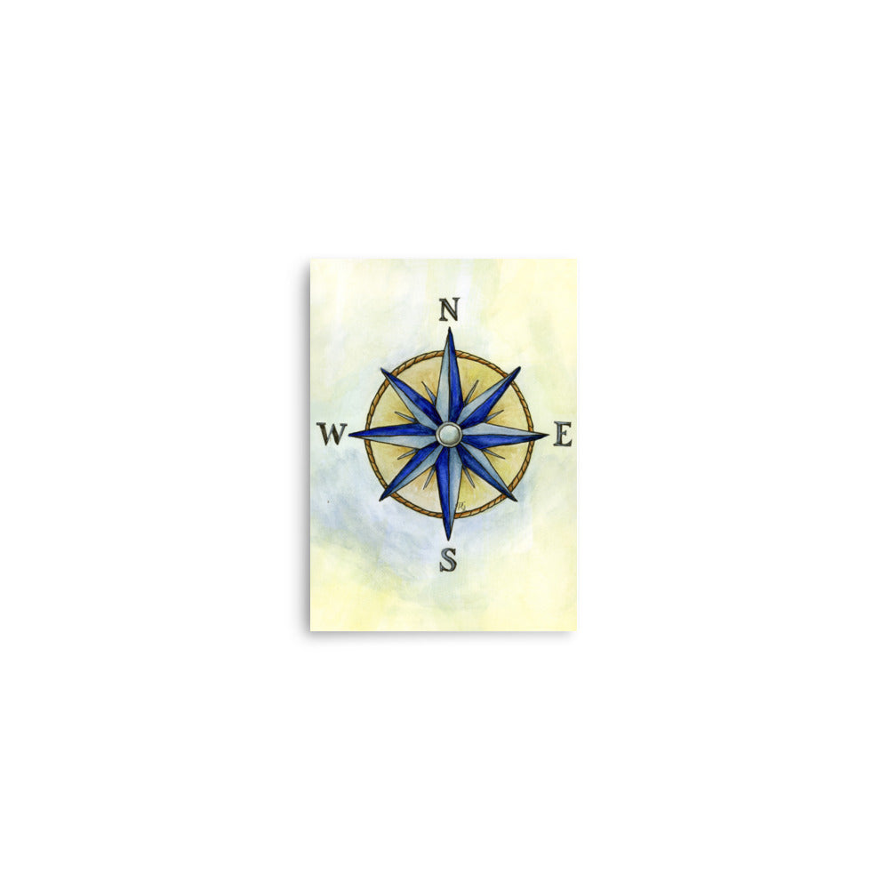 nautical compass artwork titled Compass Rose